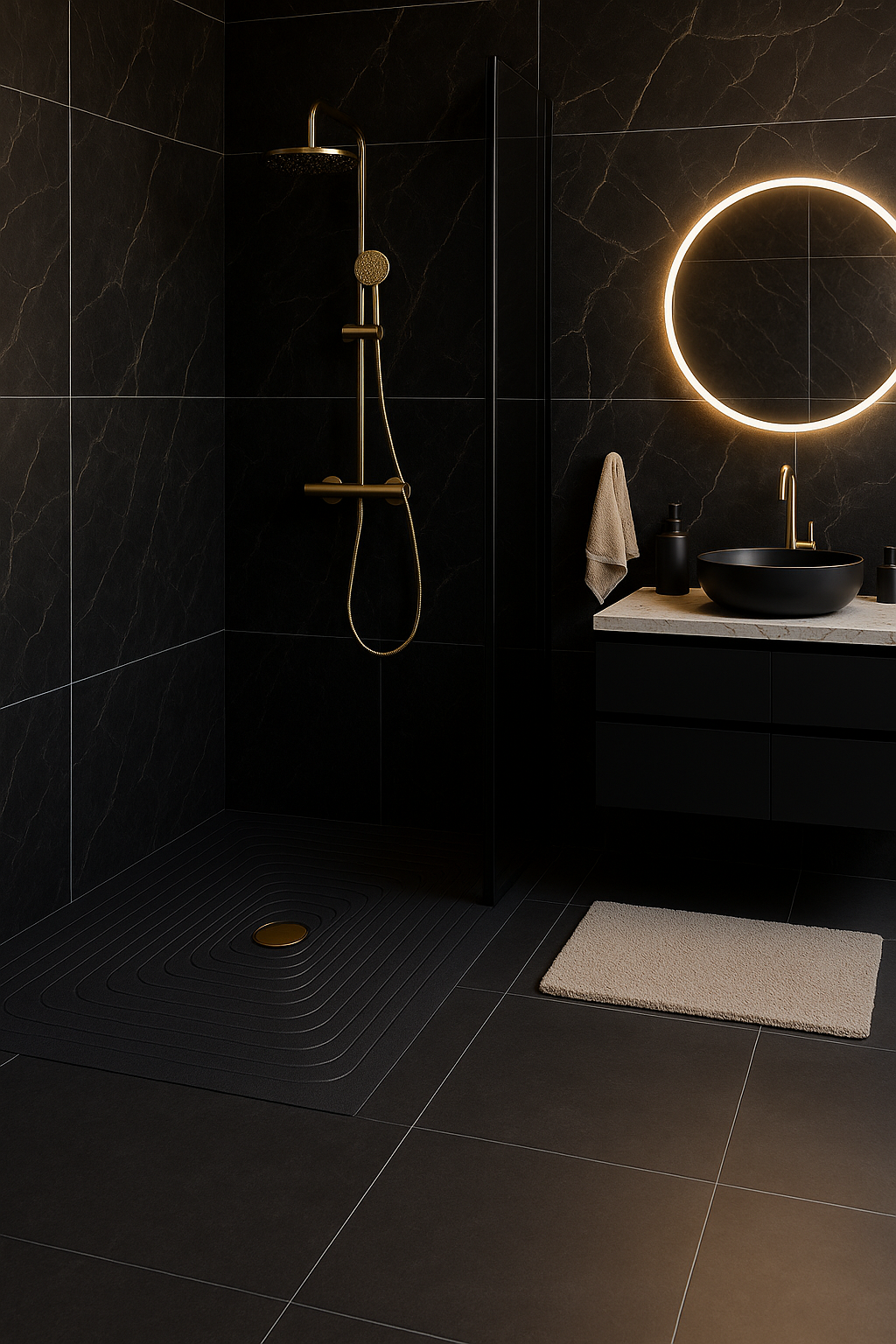 RECEVEUR LE SIDOBRE SILESTONE NOIR